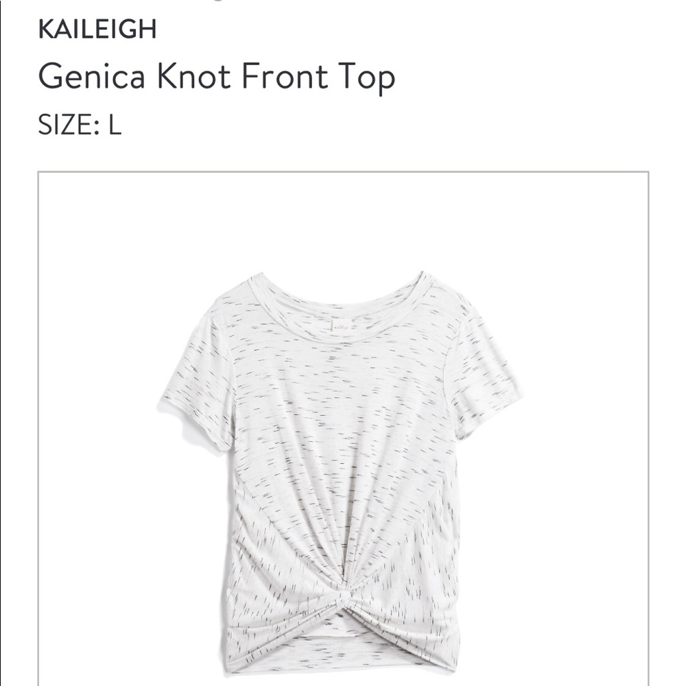Knot front tee